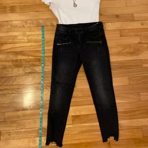 Zara Basic Denim Cropped